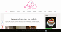 Desktop Screenshot of nolandscakes.com
