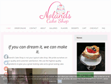 Tablet Screenshot of nolandscakes.com